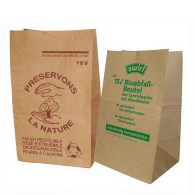 Bolsas de papel reciclables
