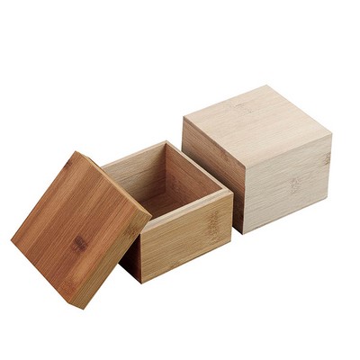 Caja de madera de dos piezas (tapa y fondo)